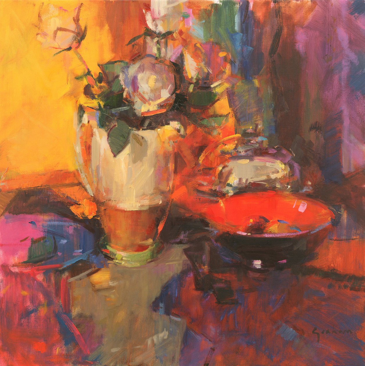 Clarice Cliff Rose Masa by Peter Graham (Contemporary)