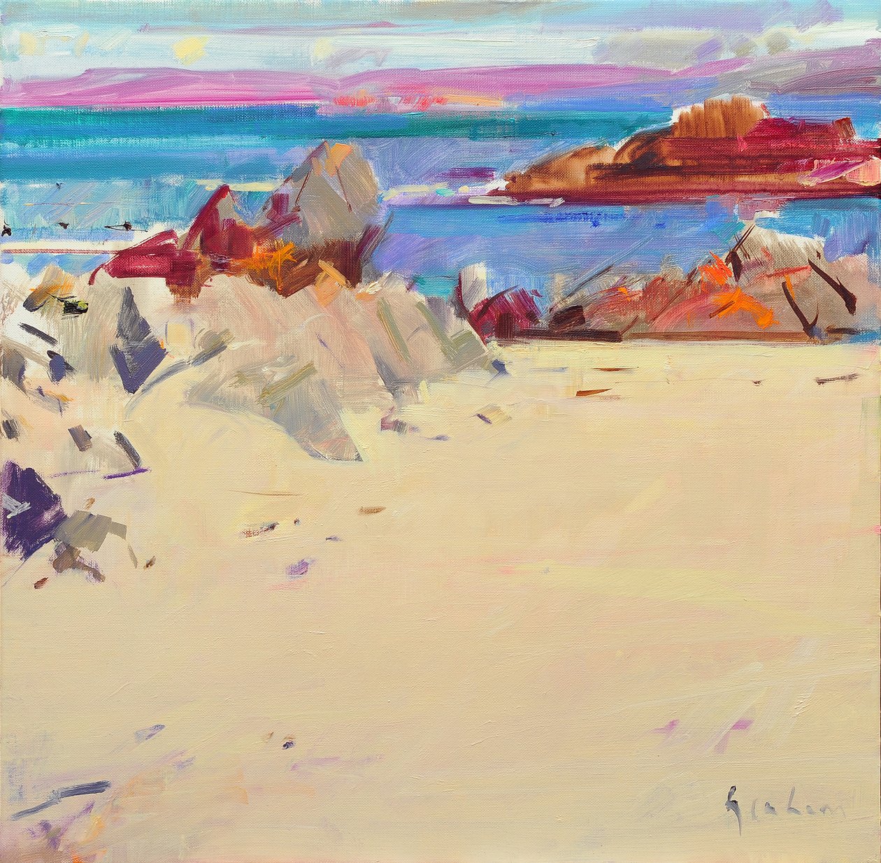 Iona Adası by Peter Graham (Contemporary)