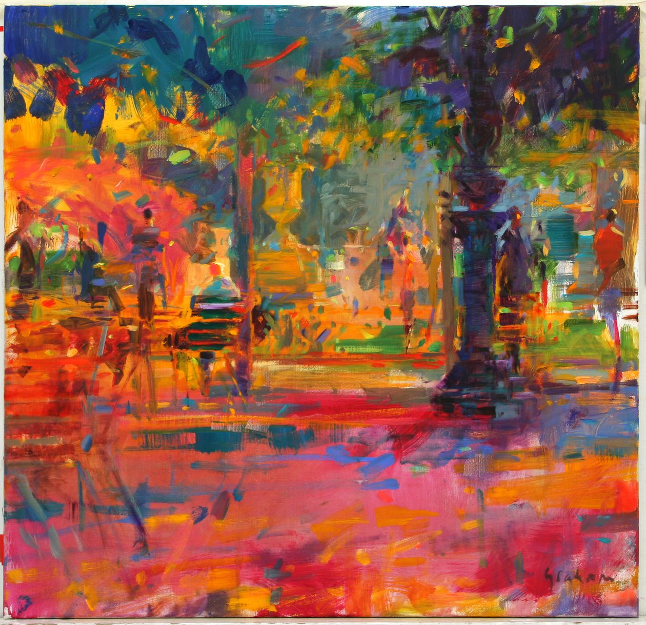 Bahçe Terası by Peter Graham (Contemporary)