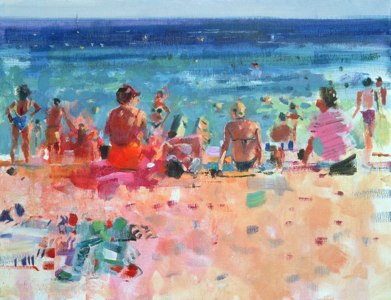Tembel Güneşli Öğleden Sonra by Peter Graham (Contemporary)