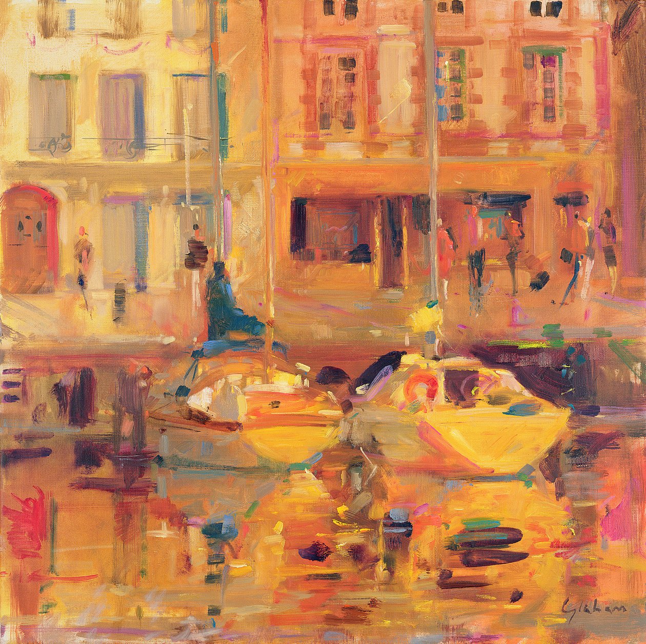 İki Tekne by Peter Graham (Contemporary)