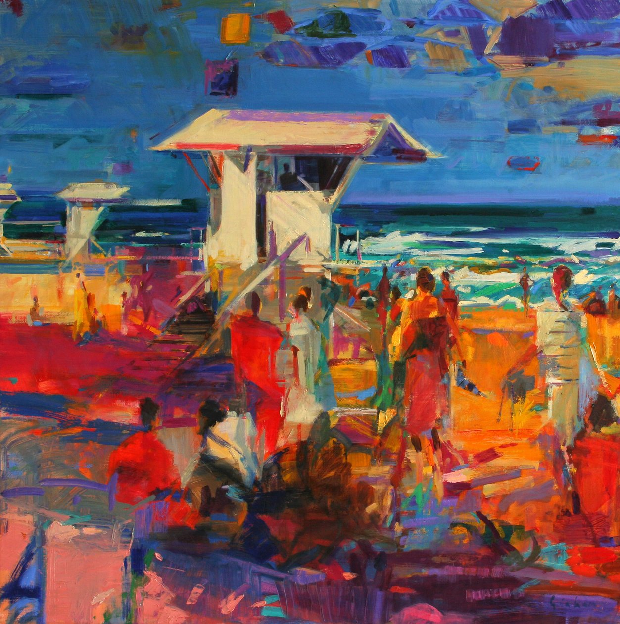 Palm Beach, Florida, 2011 by Peter Graham (Contemporary)