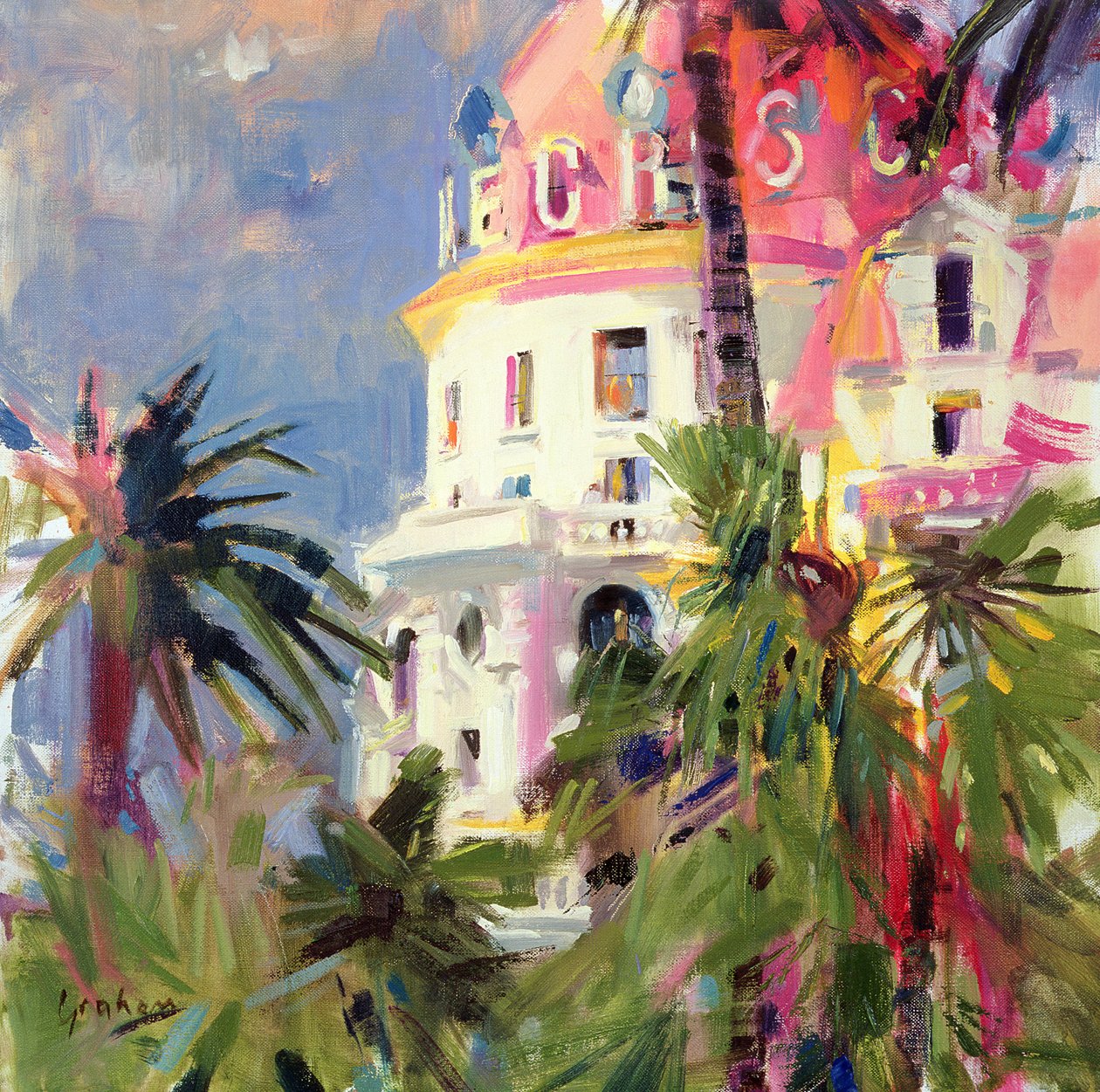 Riviera Balkon, 2002 by Peter Graham (Contemporary)