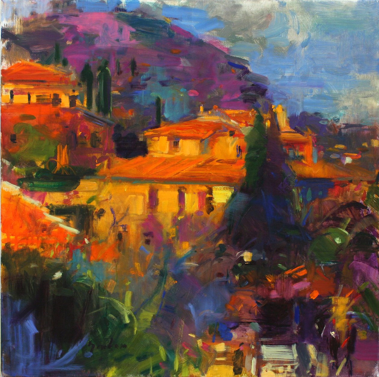 Aziz Paul de Vence by Peter Graham (Contemporary)