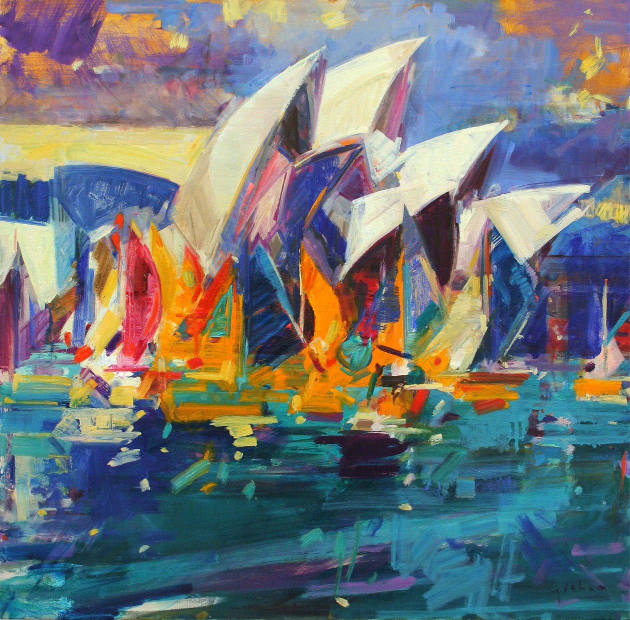 Sidney Uçan Renkler, 2012 by Peter Graham (Contemporary)