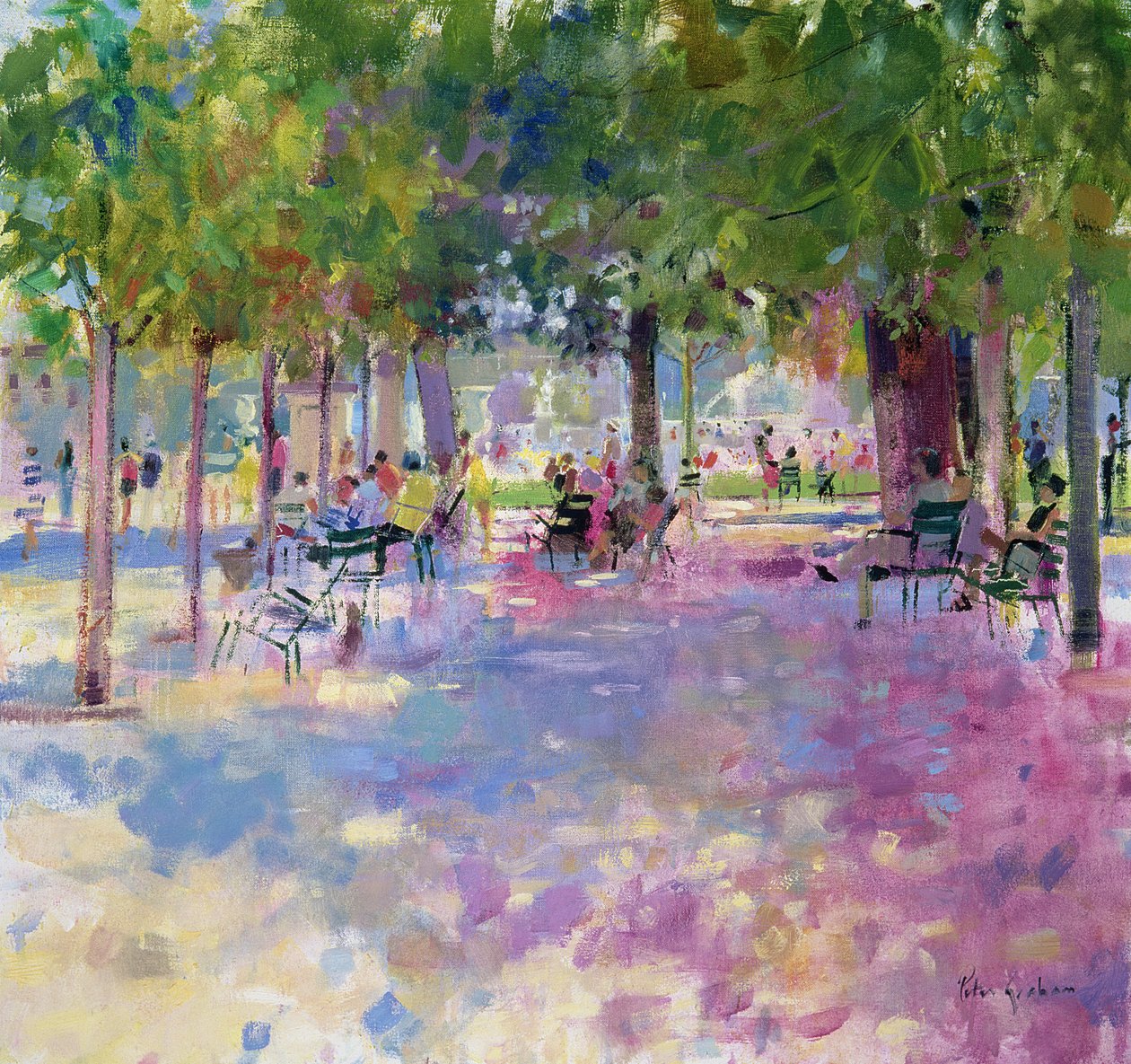 Tuileries, Paris by Peter Graham (Contemporary)