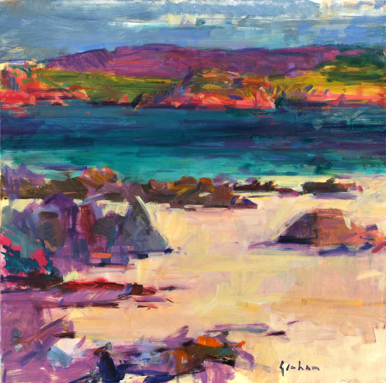 Beyaz Kumlar, Iona, 2011 by Peter Graham (Contemporary)