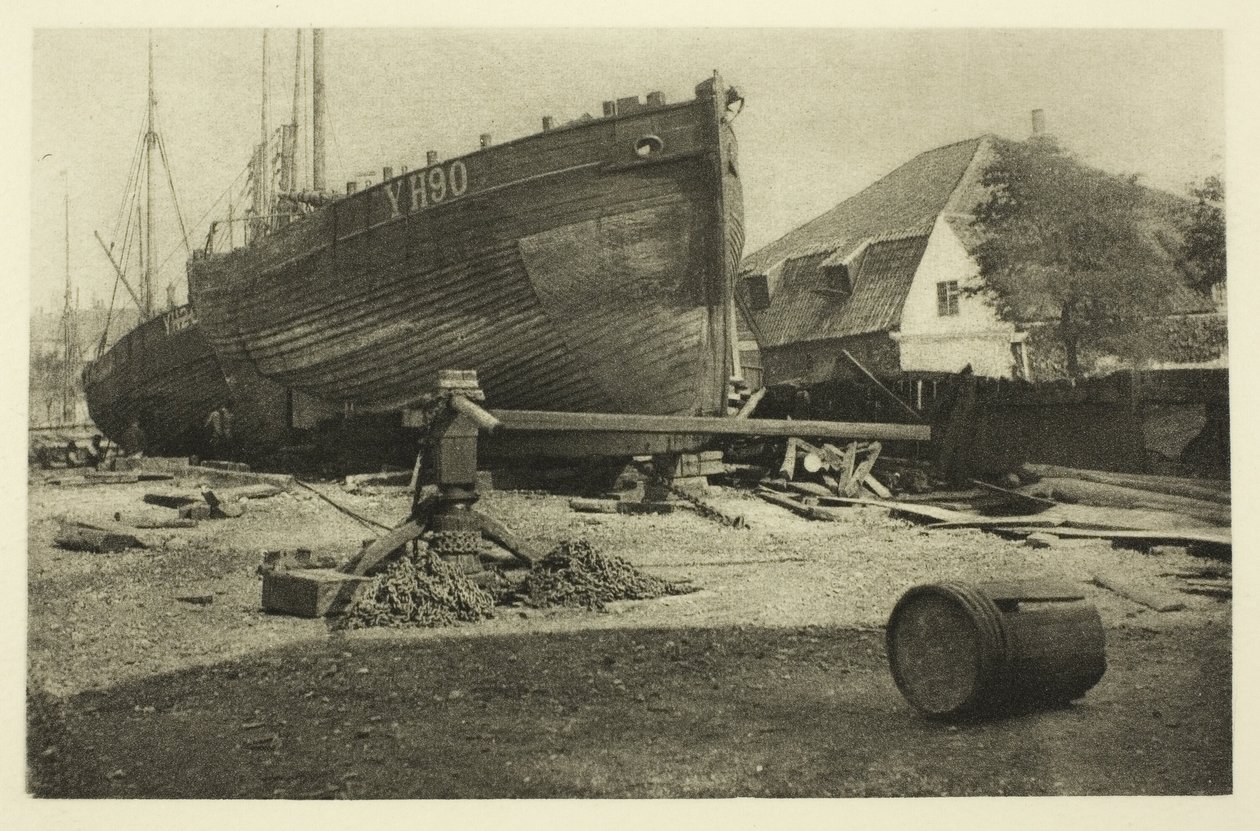Balık Tutmaya Hazırlanmak by Peter Henry Emerson
