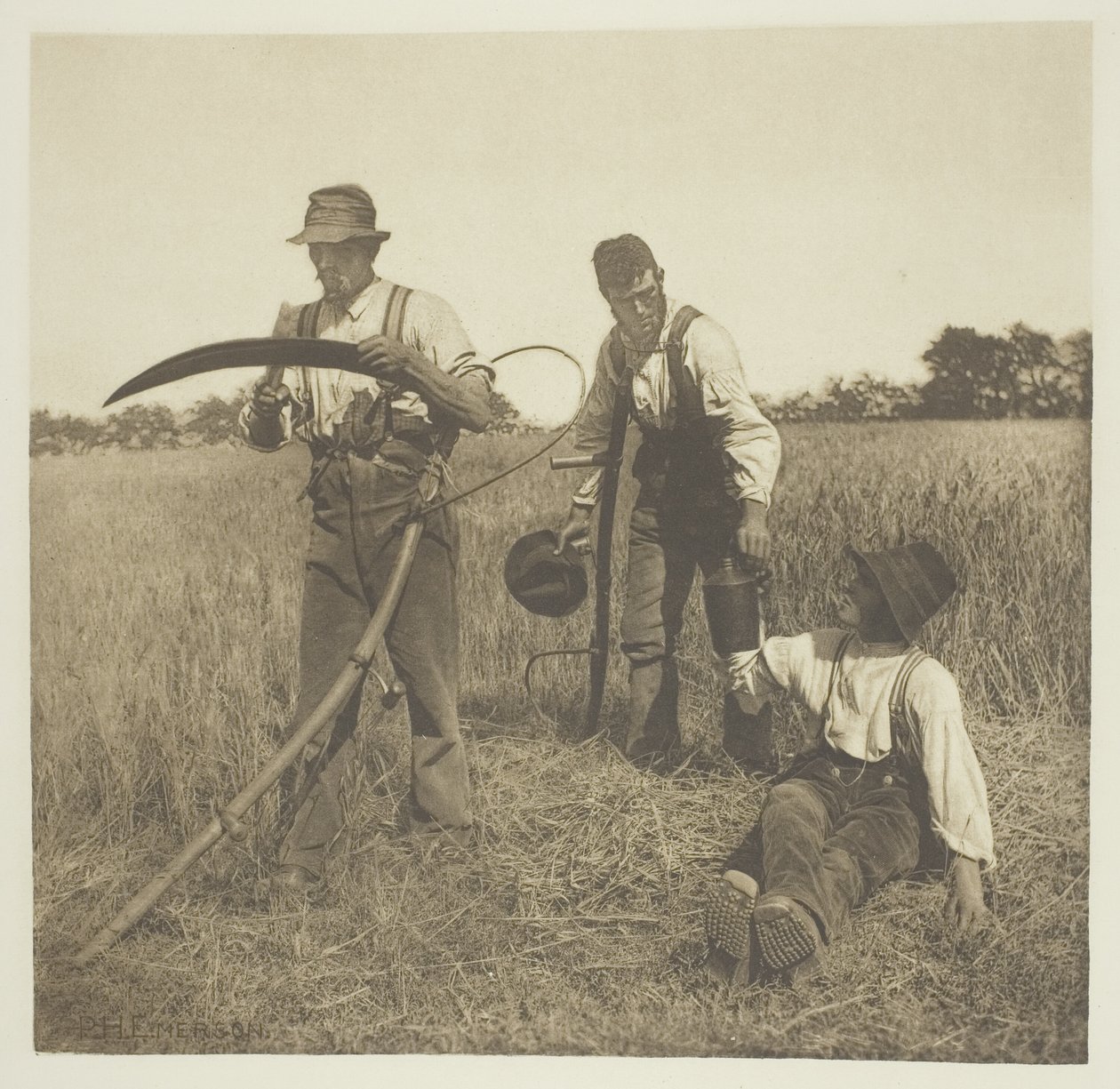 Arpa Hasadında (Suffolk) by Peter Henry Emerson