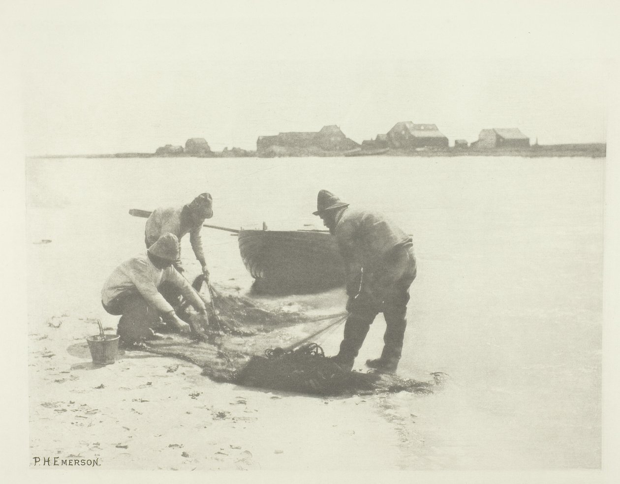 Blythe Nehri (Suffolk) üzerinde eritme by Peter Henry Emerson
