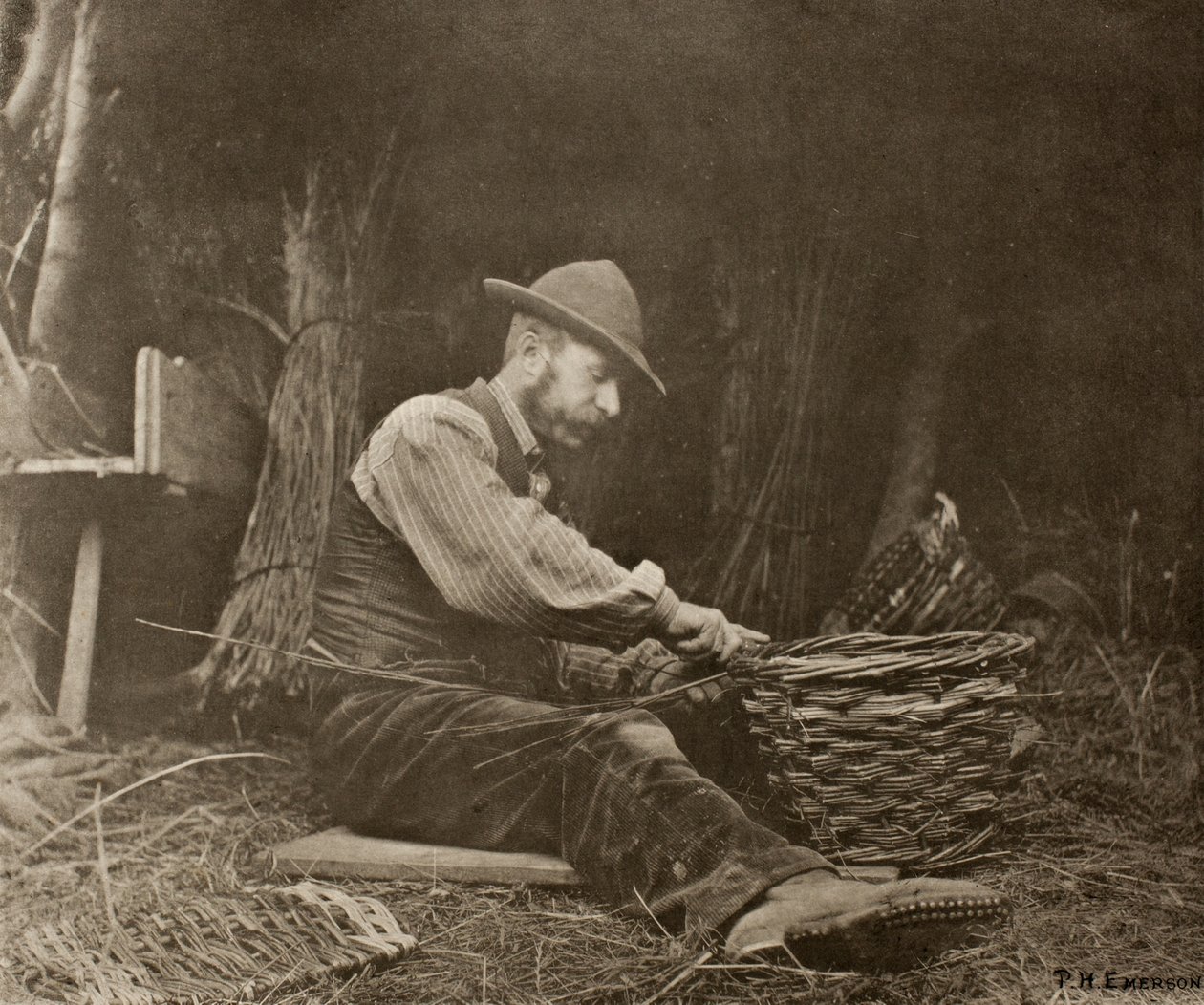 Sepet Yapıcı by Peter Henry Emerson