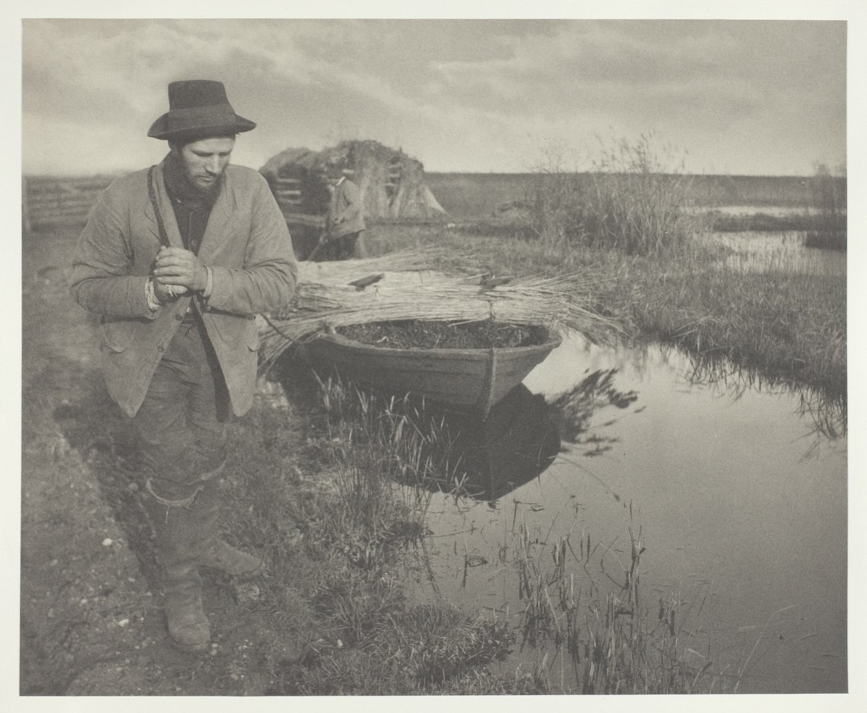 kamış çekme by Peter Henry Emerson