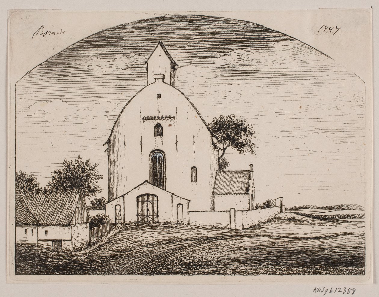 Bjernede kilisesi by Peter Herman Rasmussen