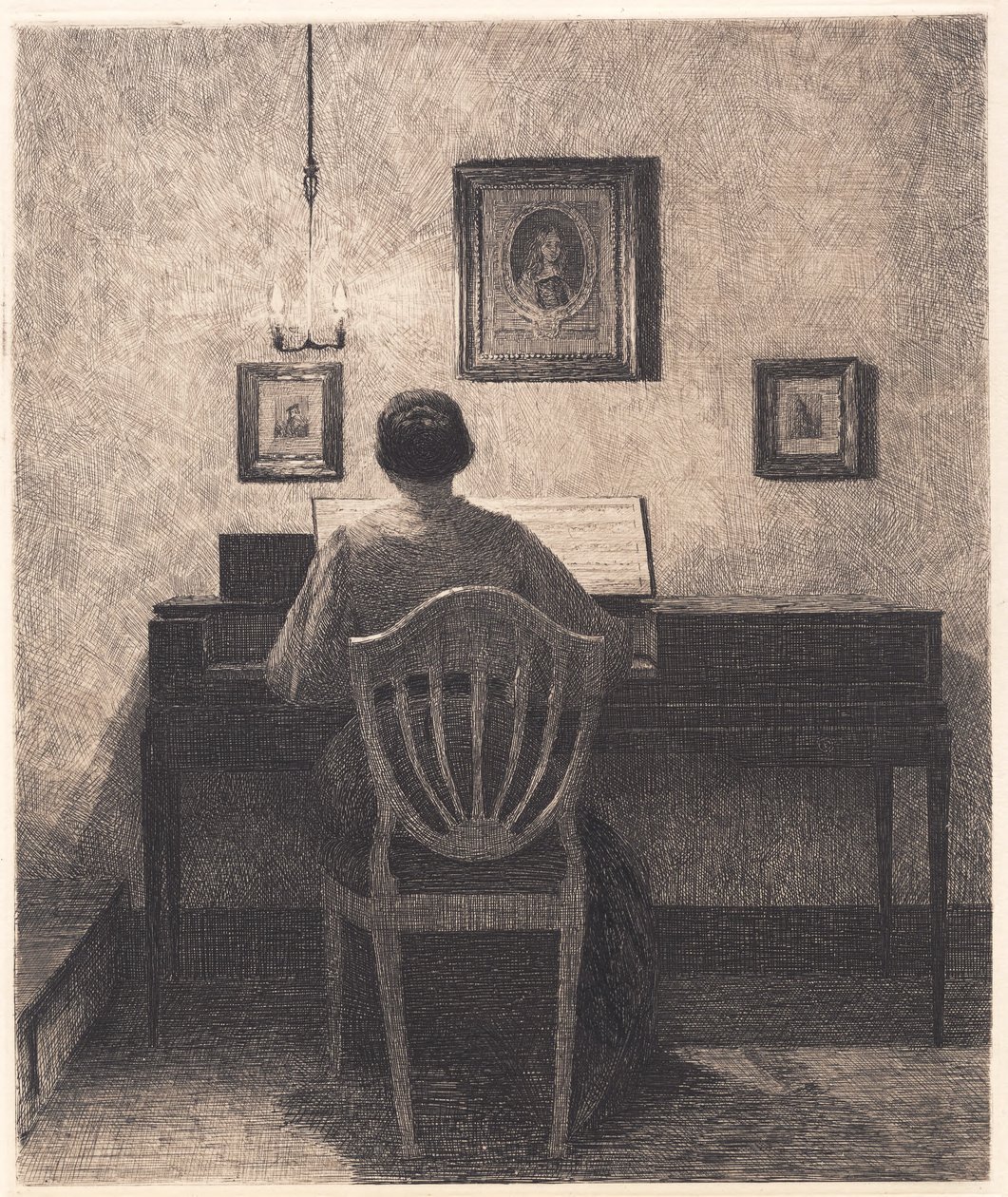 oynayan bayan by Peter Vilhelm Ilsted