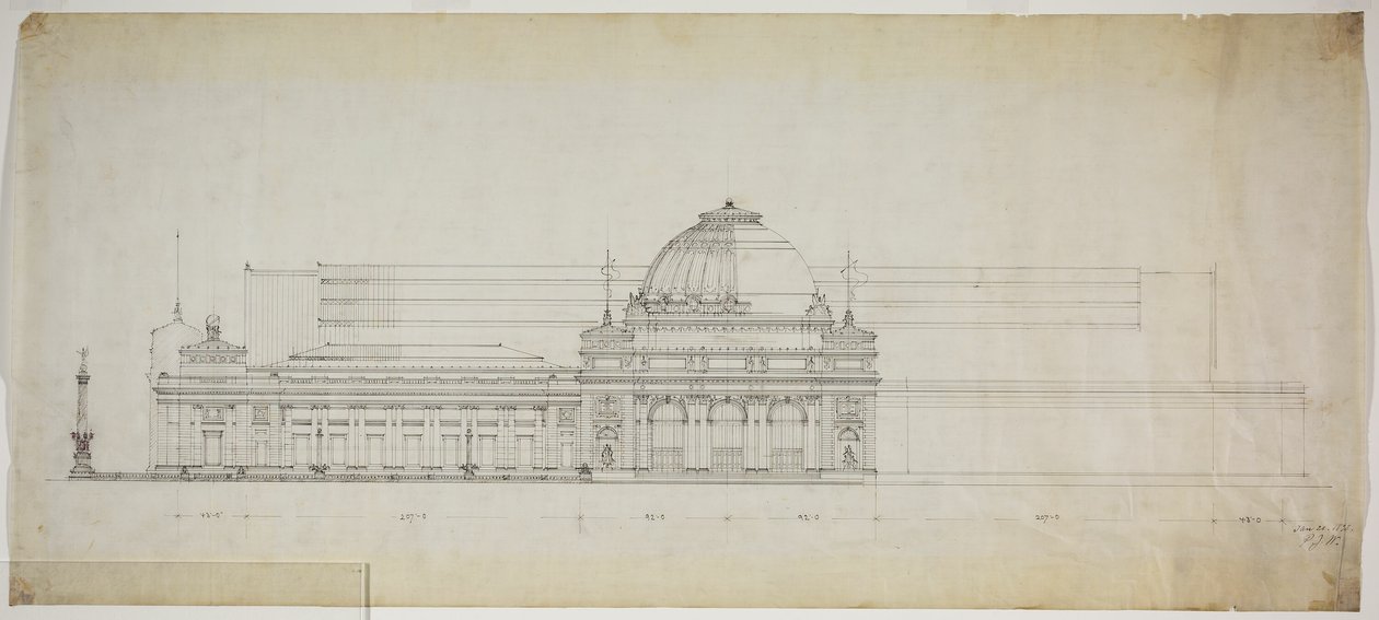 Lakefront Sergi Salonu, Chicago, Illinois, Yükseklik by Peter Joseph Weber
