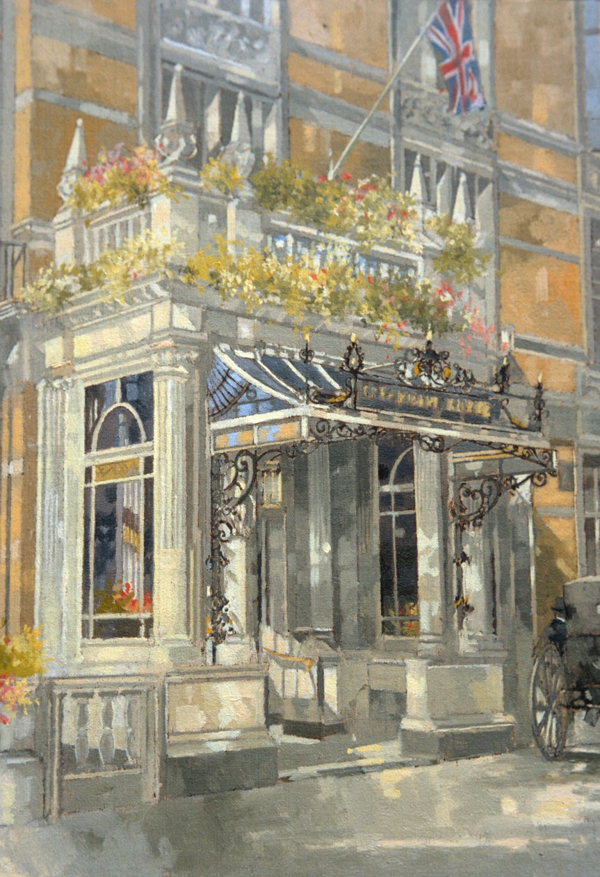 The Connaught Hotel, Londra (tuval üzerine yağlı boya) by Peter Miller