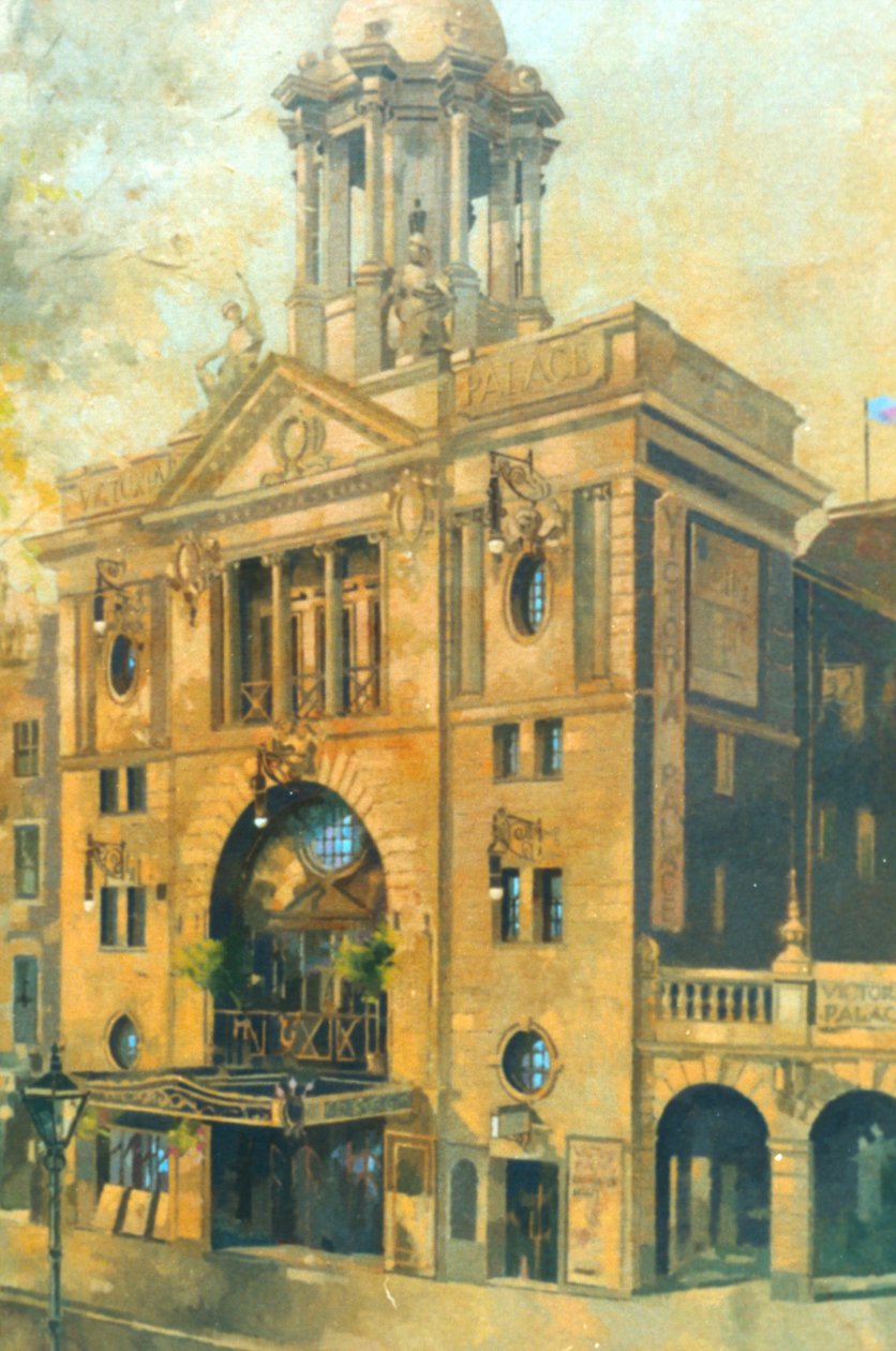 Victoria Palace Tiyatrosu (tuval üzerine yağlı boya) by Peter Miller