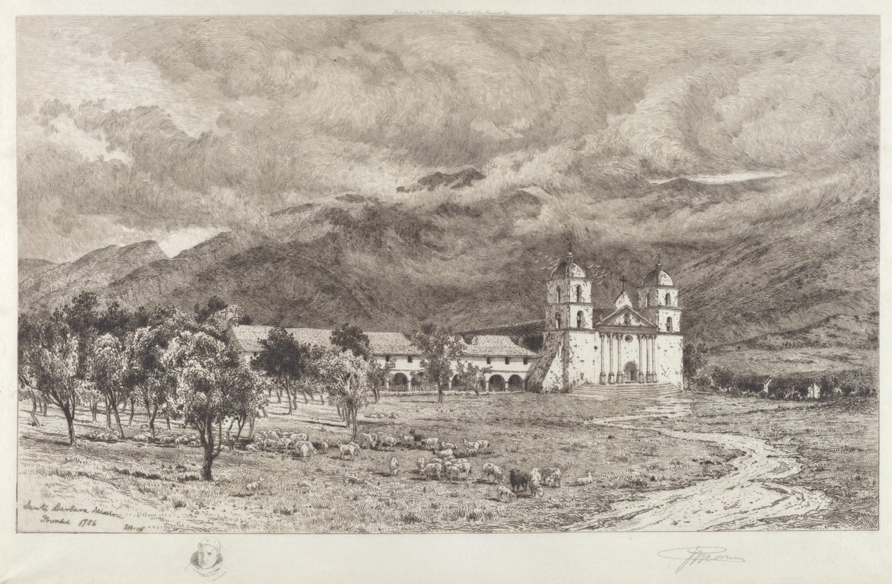 Santa Barbara Misyonu by Peter Moran