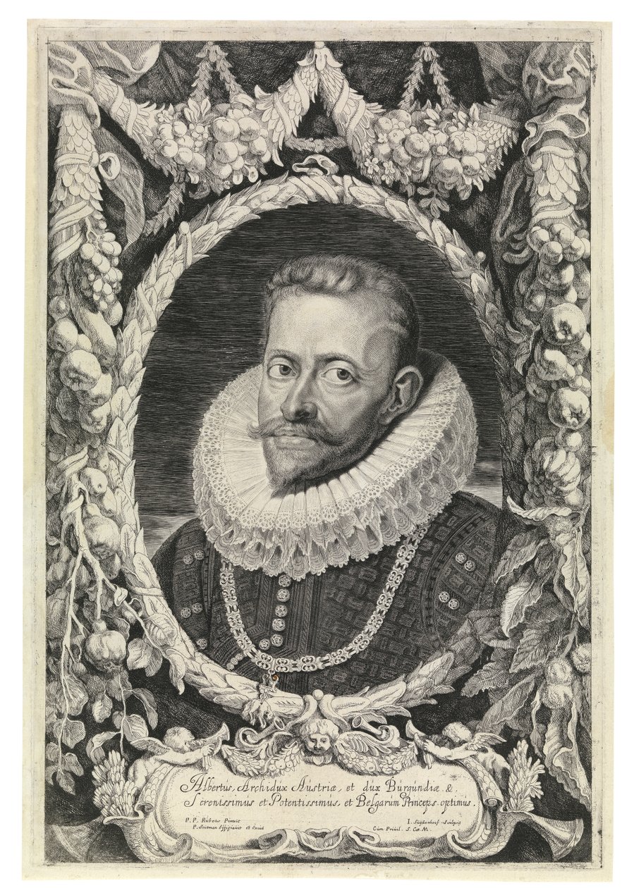 Albert, Avusturya Arşidükü (gravür) by Peter Paul Rubens