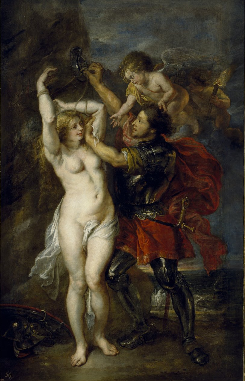 Andromeda Perseus tarafından serbest bırakıldı, 1641-1642 by Peter Paul Rubens