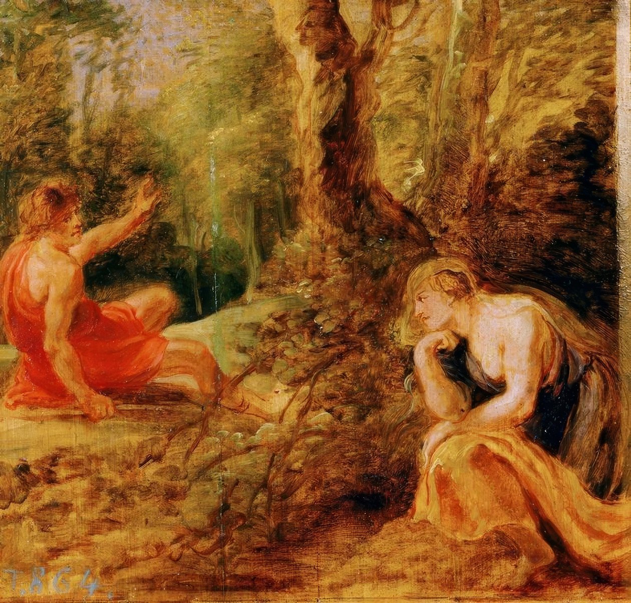 Cephalus ve Procris by Peter Paul Rubens