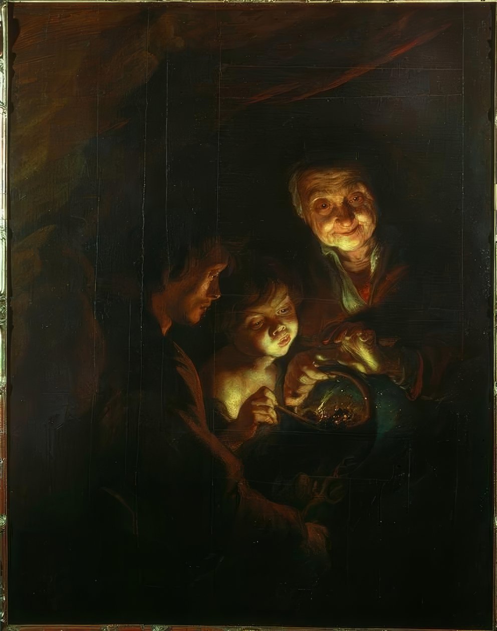 Mangallı yaşlı kadın by Peter Paul Rubens