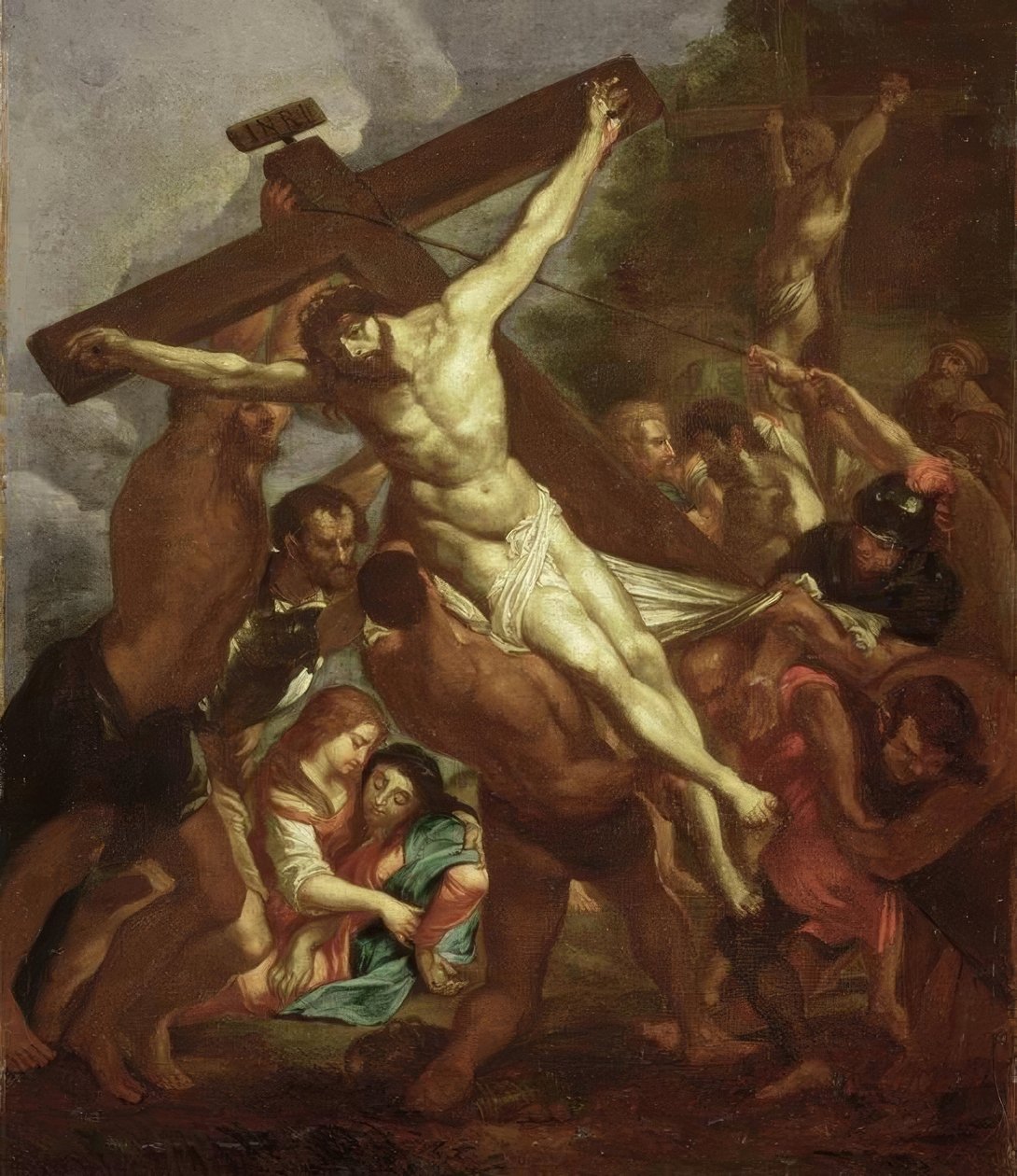Haç montajı by Peter Paul Rubens