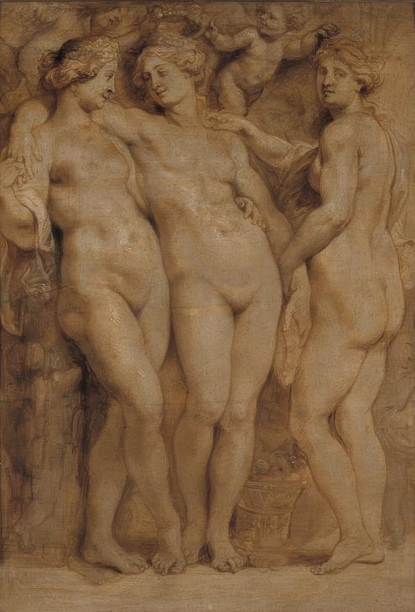 üç lütuf by Peter Paul Rubens