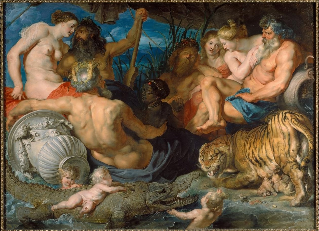 Dünyanın dört parçası by Peter Paul Rubens