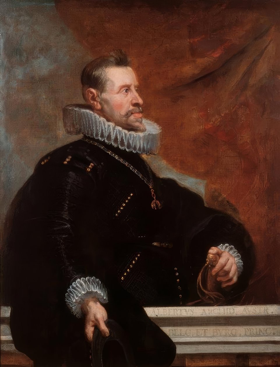 Erzherzog Albrecht VII. / Rubens by Peter Paul Rubens
