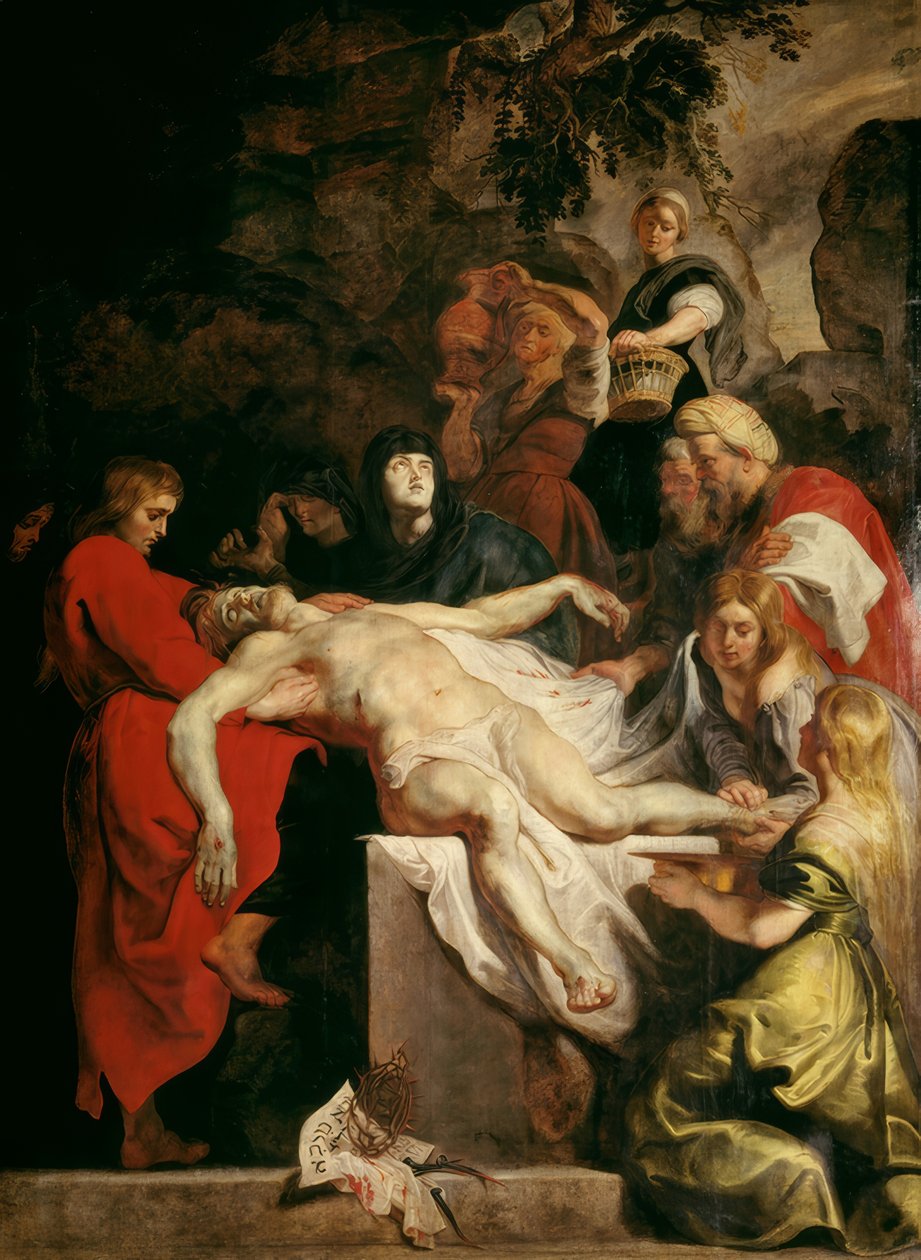 Grablegung Christi by Peter Paul Rubens