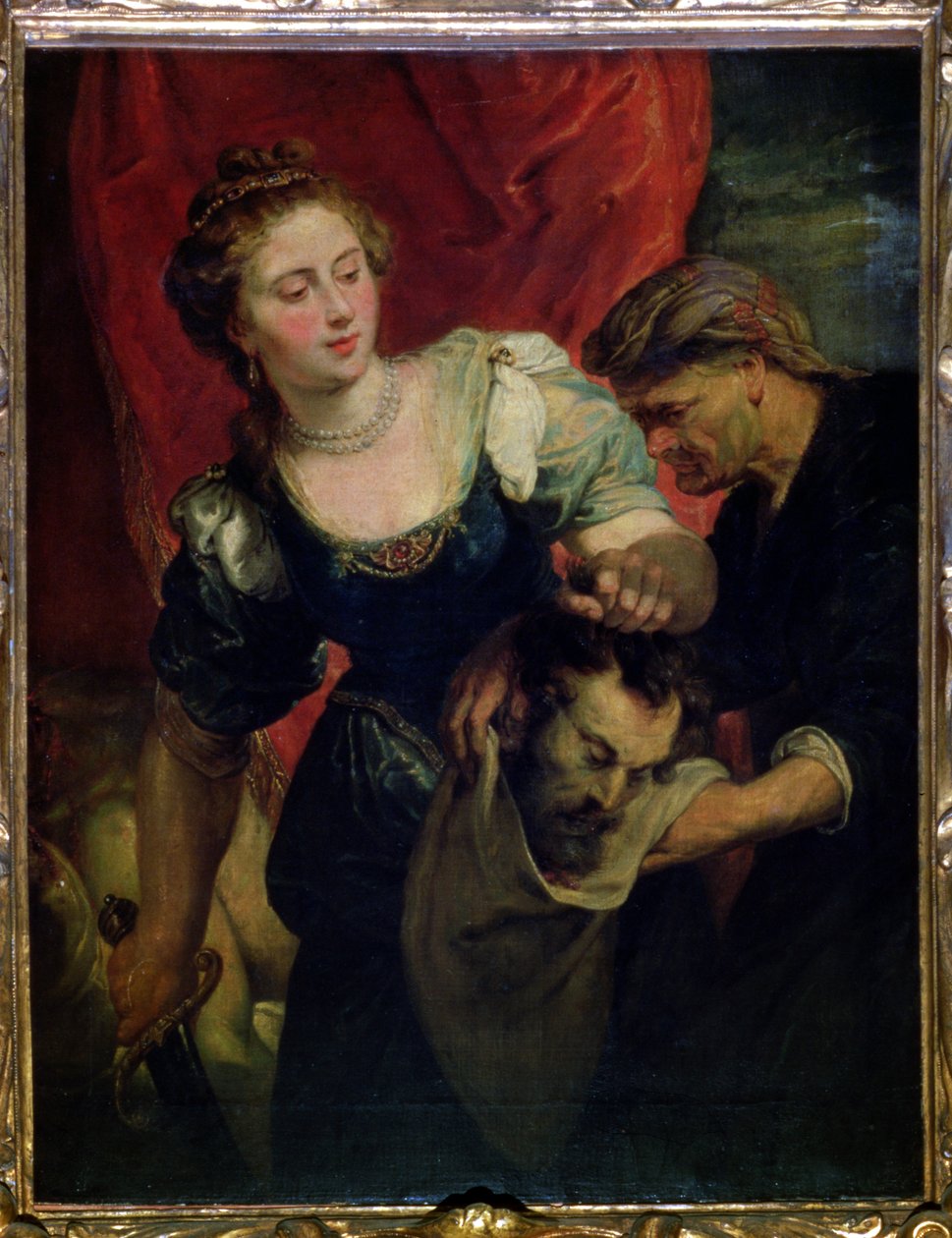 Holofernes Başkanı ile Judith by Peter Paul Rubens