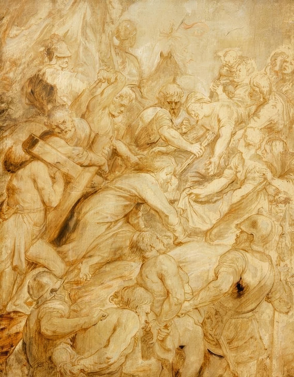 Haç taşımak by Peter Paul Rubens