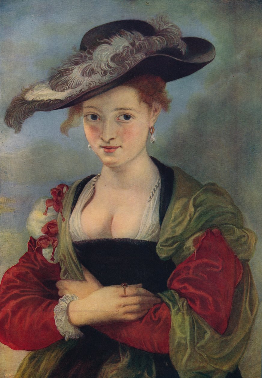 Hasır Şapka, c1622-1625, c1915 by Peter Paul Rubens