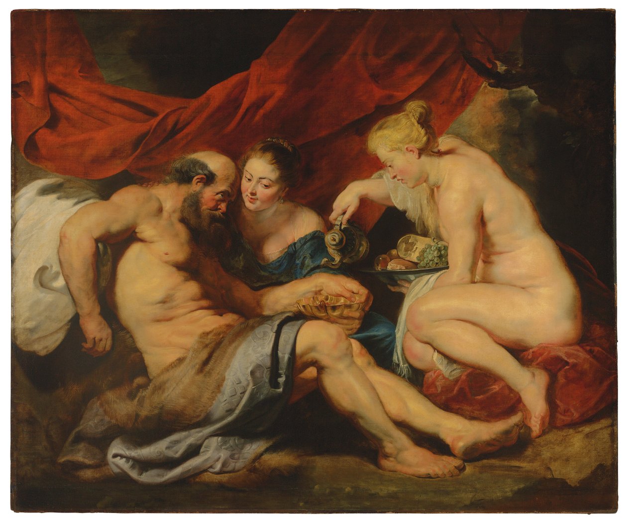 Lût ve Kızları by Peter Paul Rubens
