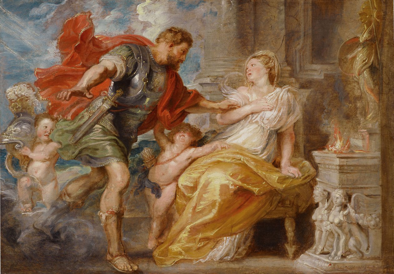 Mars ve Rhea Silvia, c. 1616-1617 by Peter Paul Rubens
