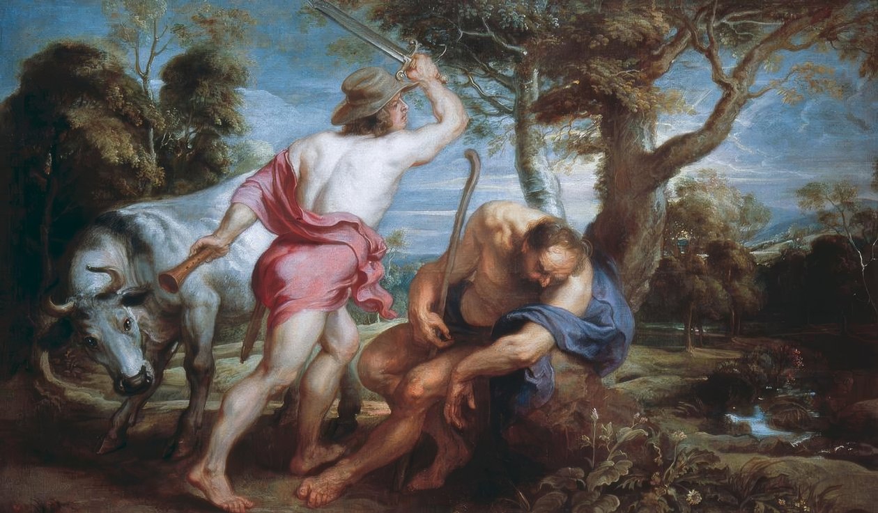 Merkür ve Argus by Peter Paul Rubens