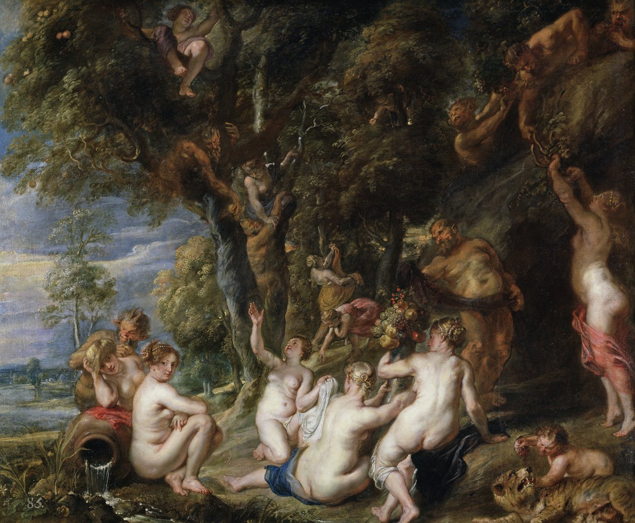 Periler ve Satirler, c. 1615 by Peter Paul Rubens