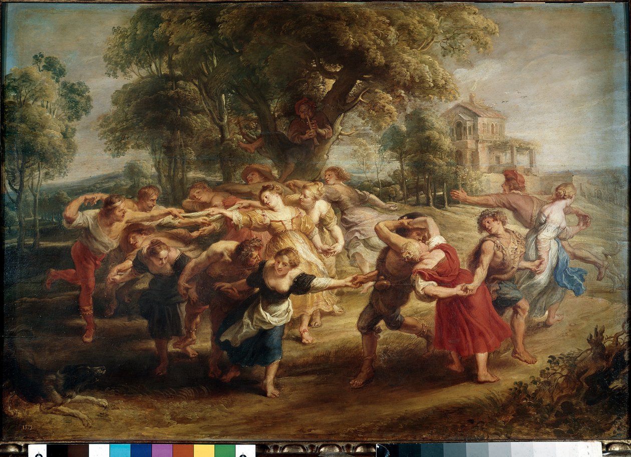 Köylü dansı (tuval üzerine yağlı boya by Peter Paul Rubens