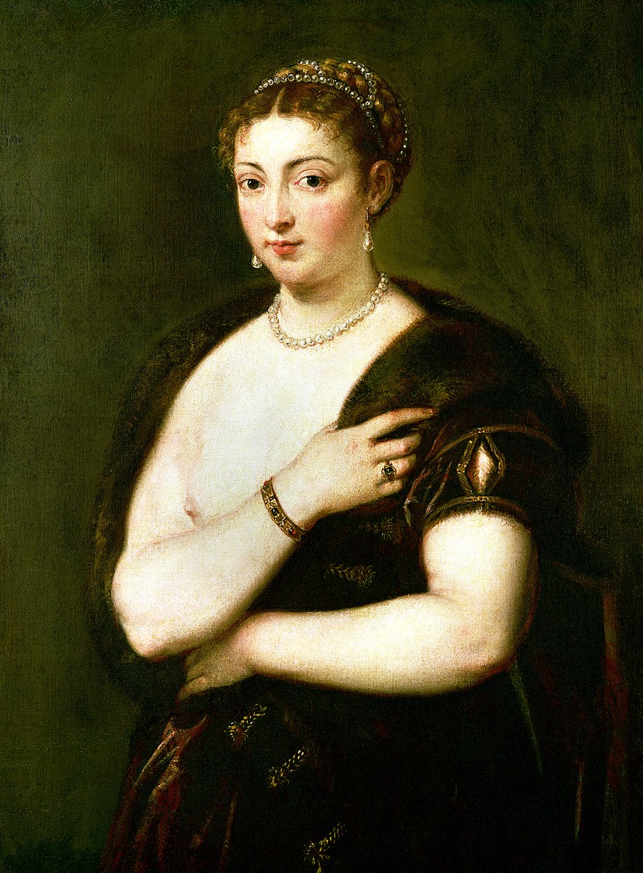 genç bir bayan portresi by Peter Paul Rubens