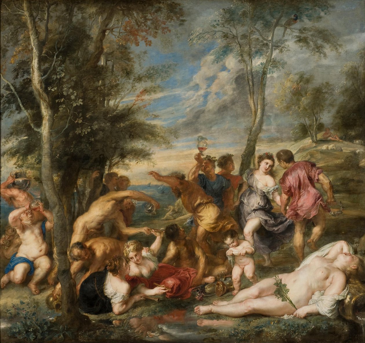 Andrianlar, c.1635 (tuval üzerine yağlı boya) by Peter Paul Rubens