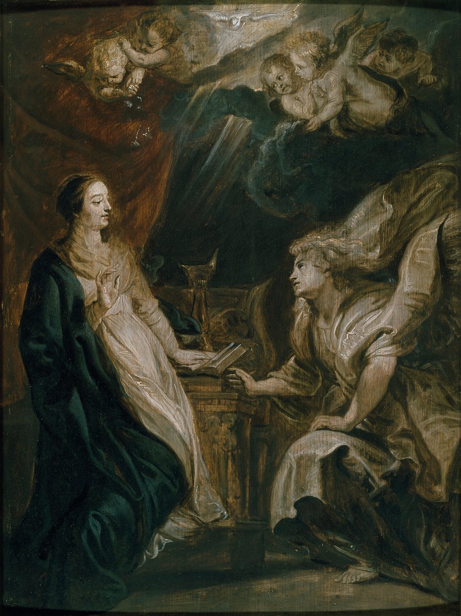 Müjde, c1609 by Peter Paul Rubens