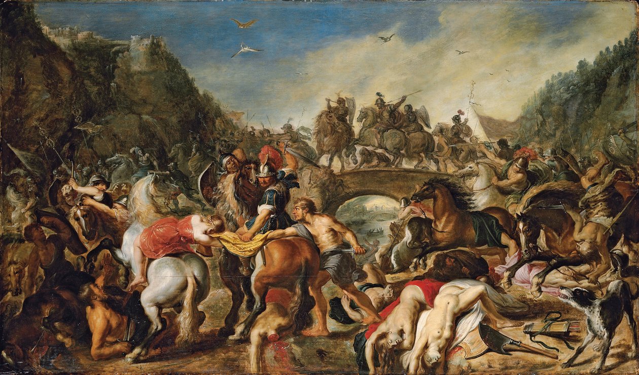 Amazonların Savaşı by Peter Paul Rubens