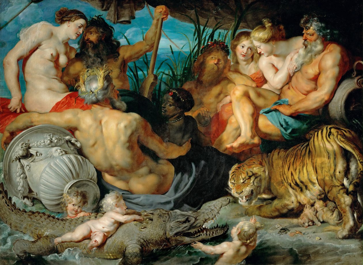 Dört Kıta by Peter Paul Rubens