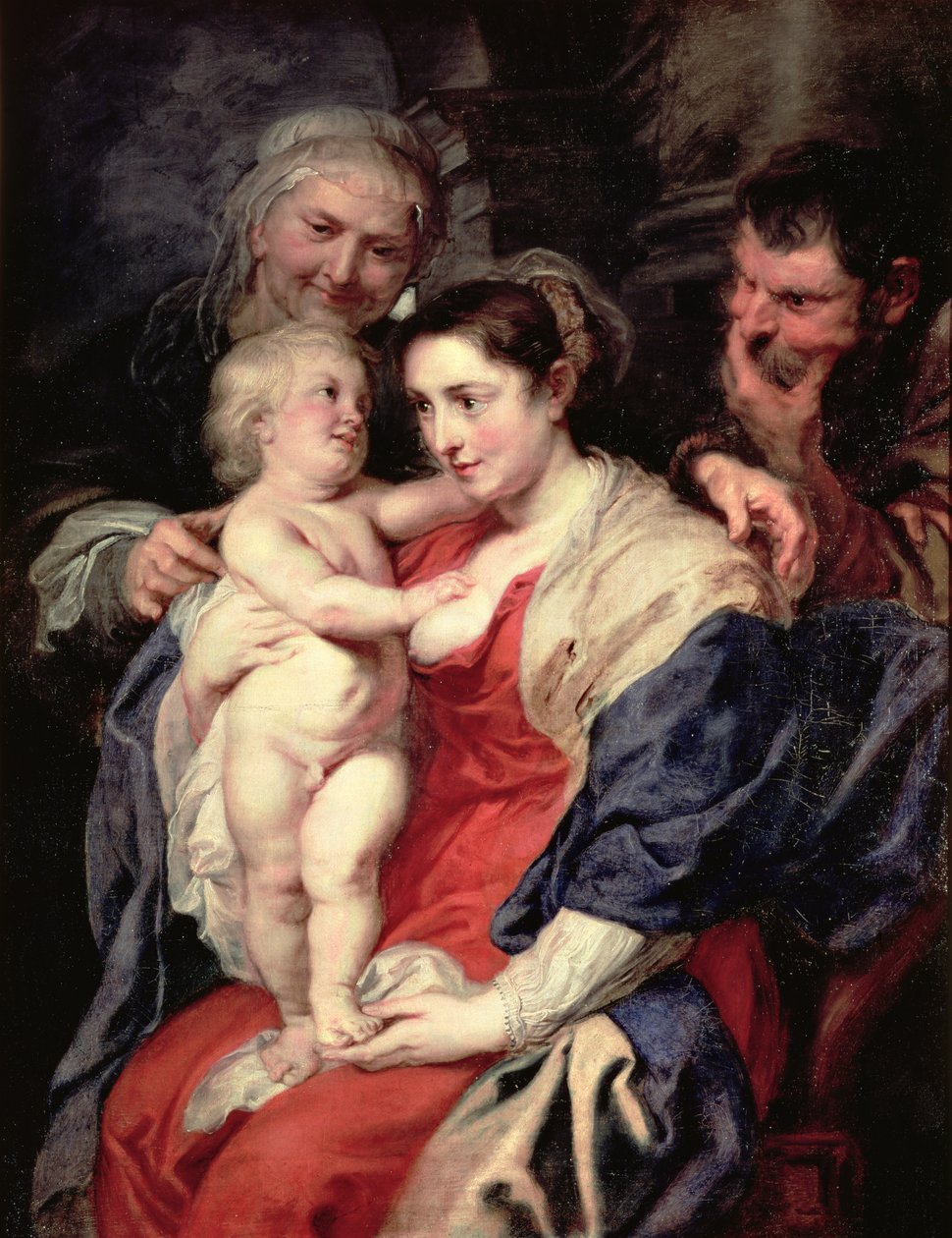 Aziz Anne ile Kutsal Aile by Peter Paul Rubens