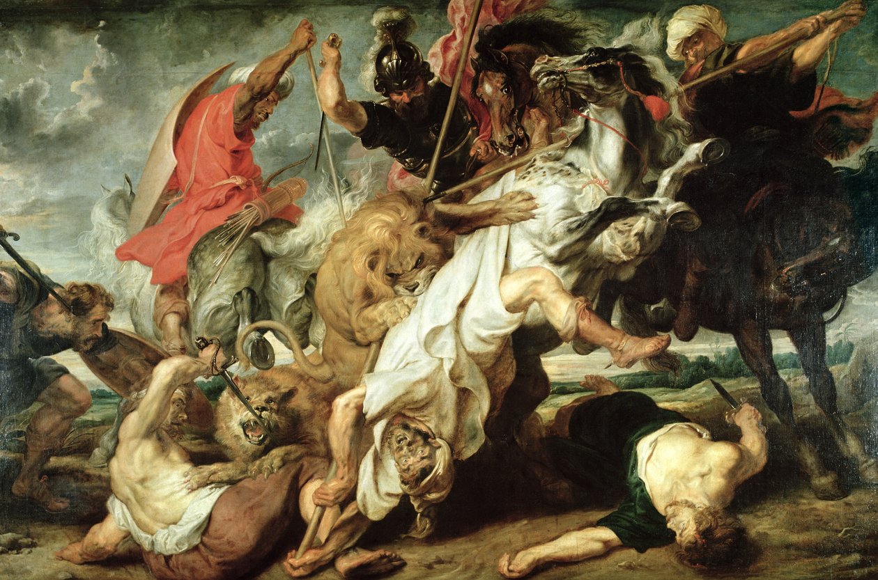 Aslan Avı by Peter Paul Rubens