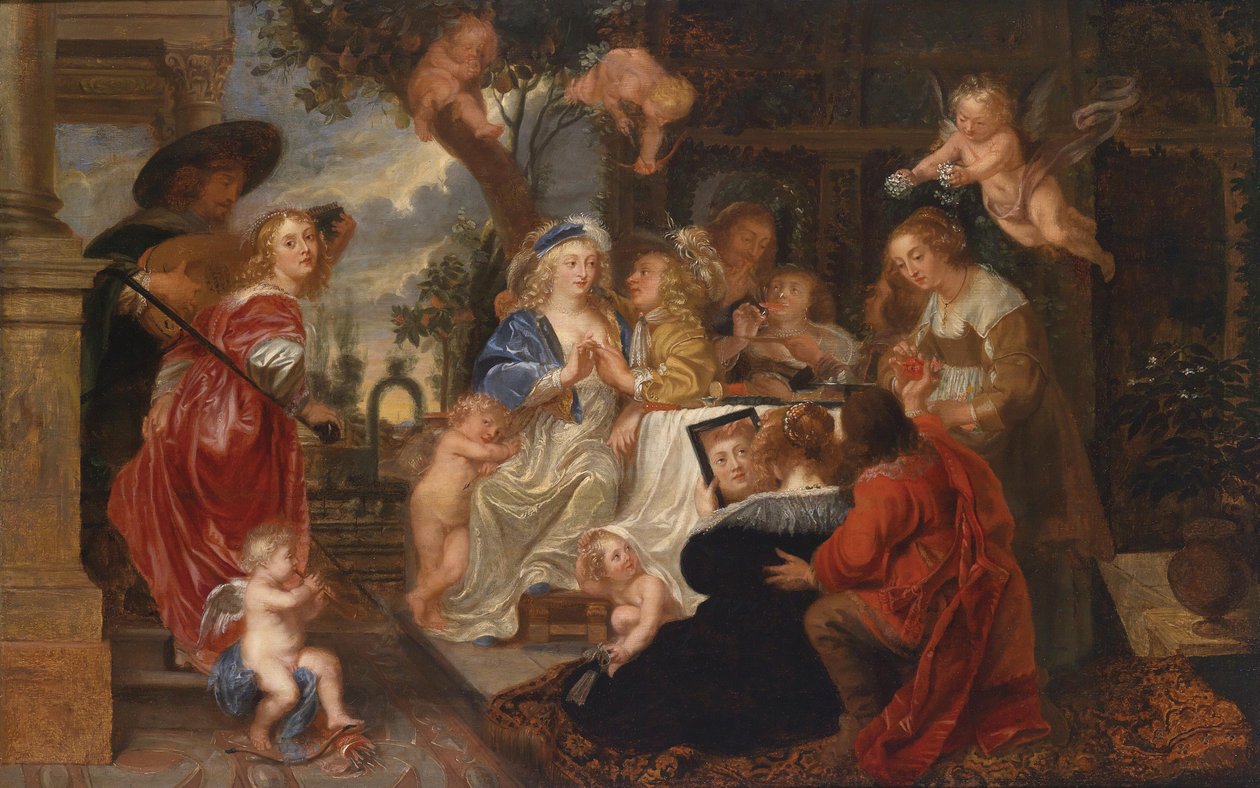 Aşk Bahçesi by Peter Paul, Rubens