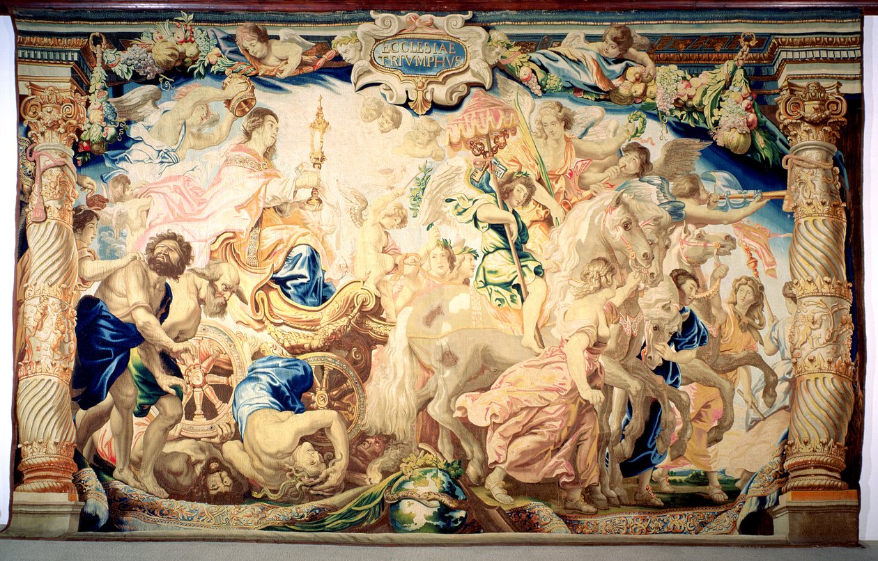 Eucharist'in Zaferi (goblen) by Peter Paul Rubens