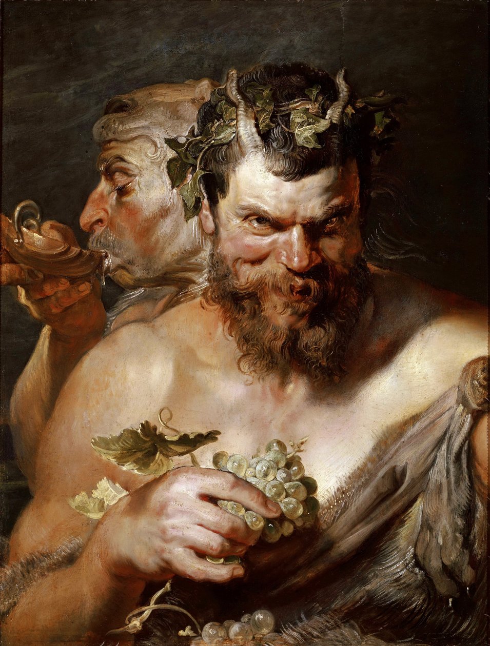 İki Satir, c. 1617-1618. by Peter Paul Rubens