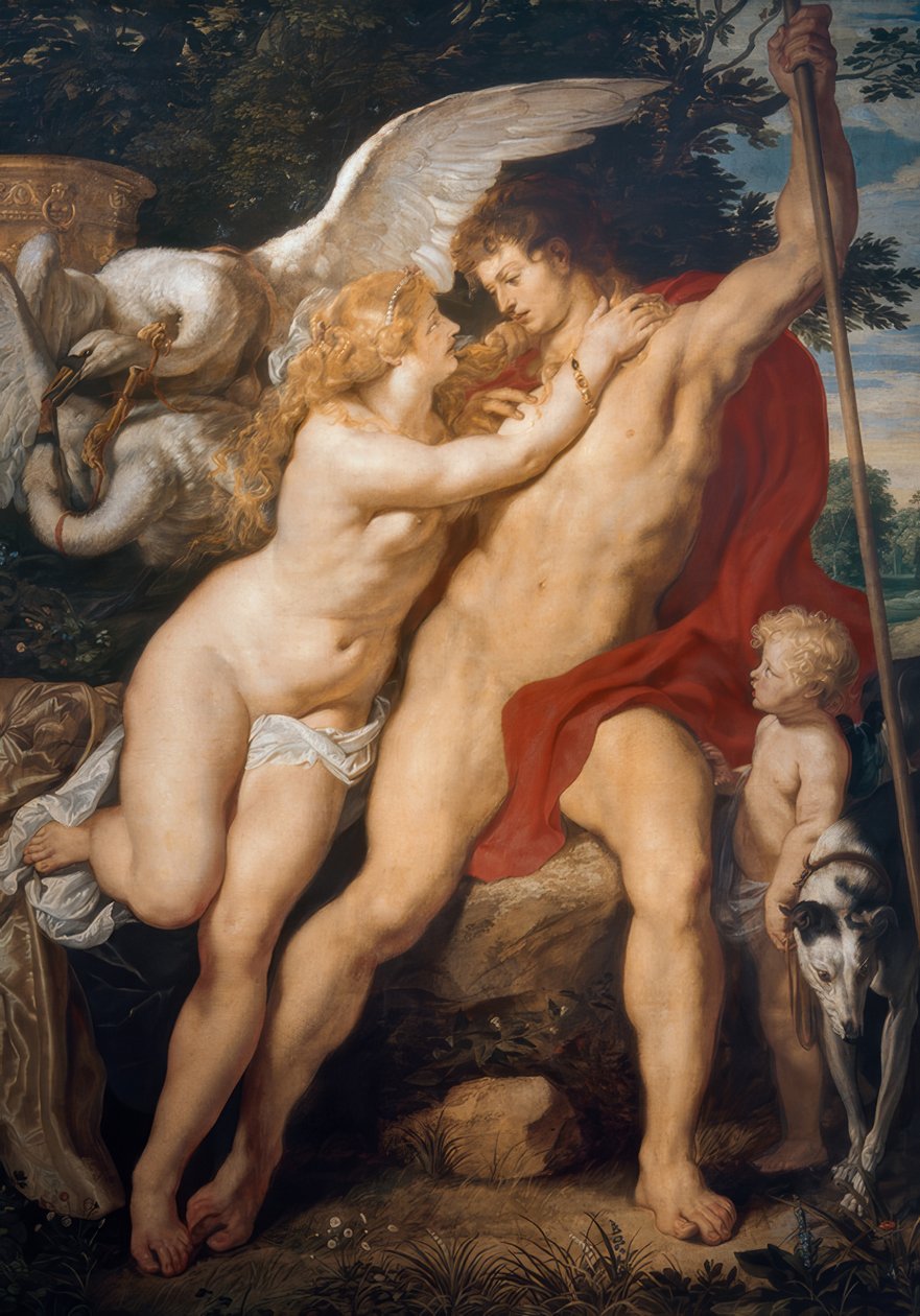 Venüs ve Adonis by Peter Paul Rubens